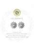 Sea La Vie Celebrate Stud Earrings Silver